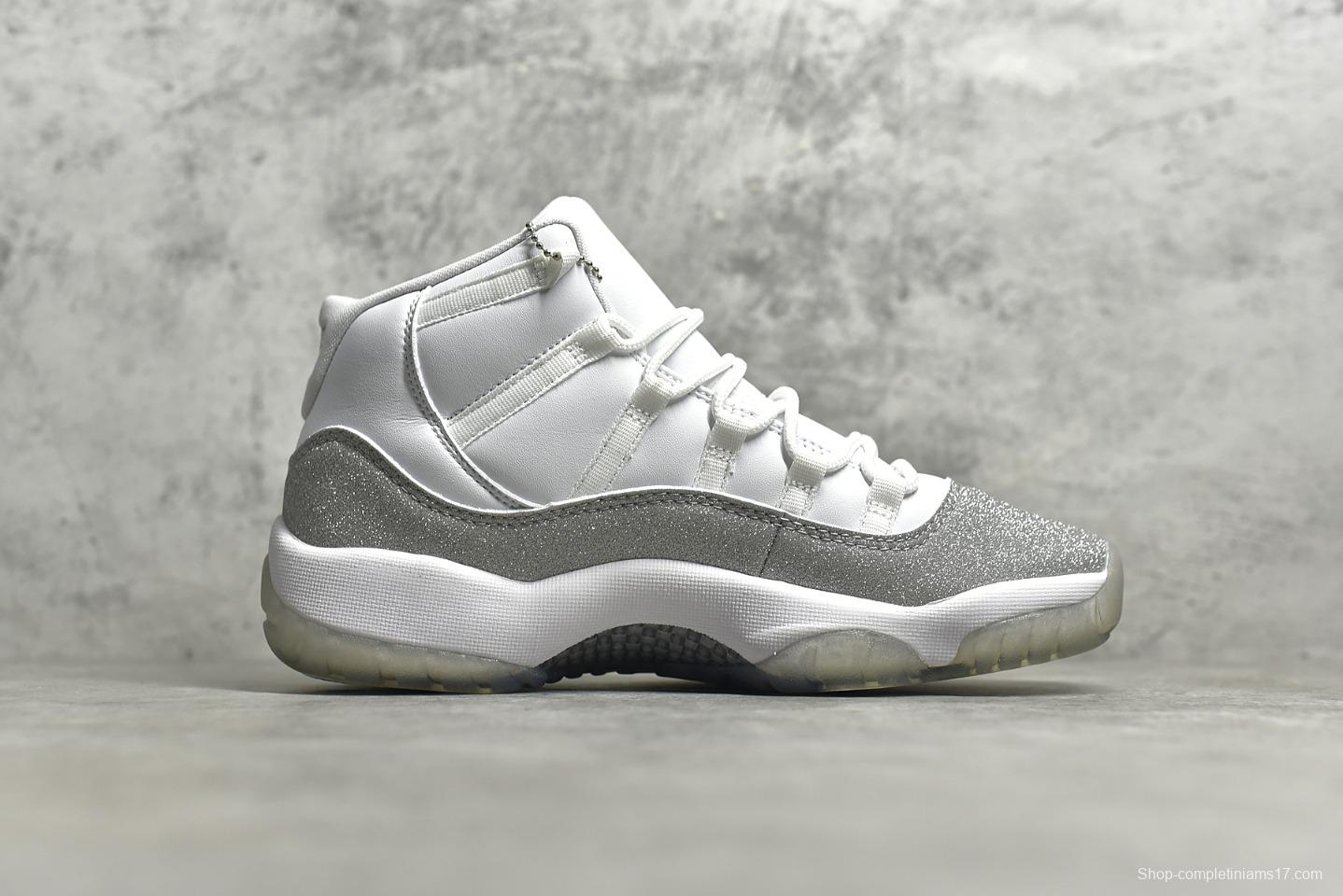 Jordan 11 Retro White Metallic Silver