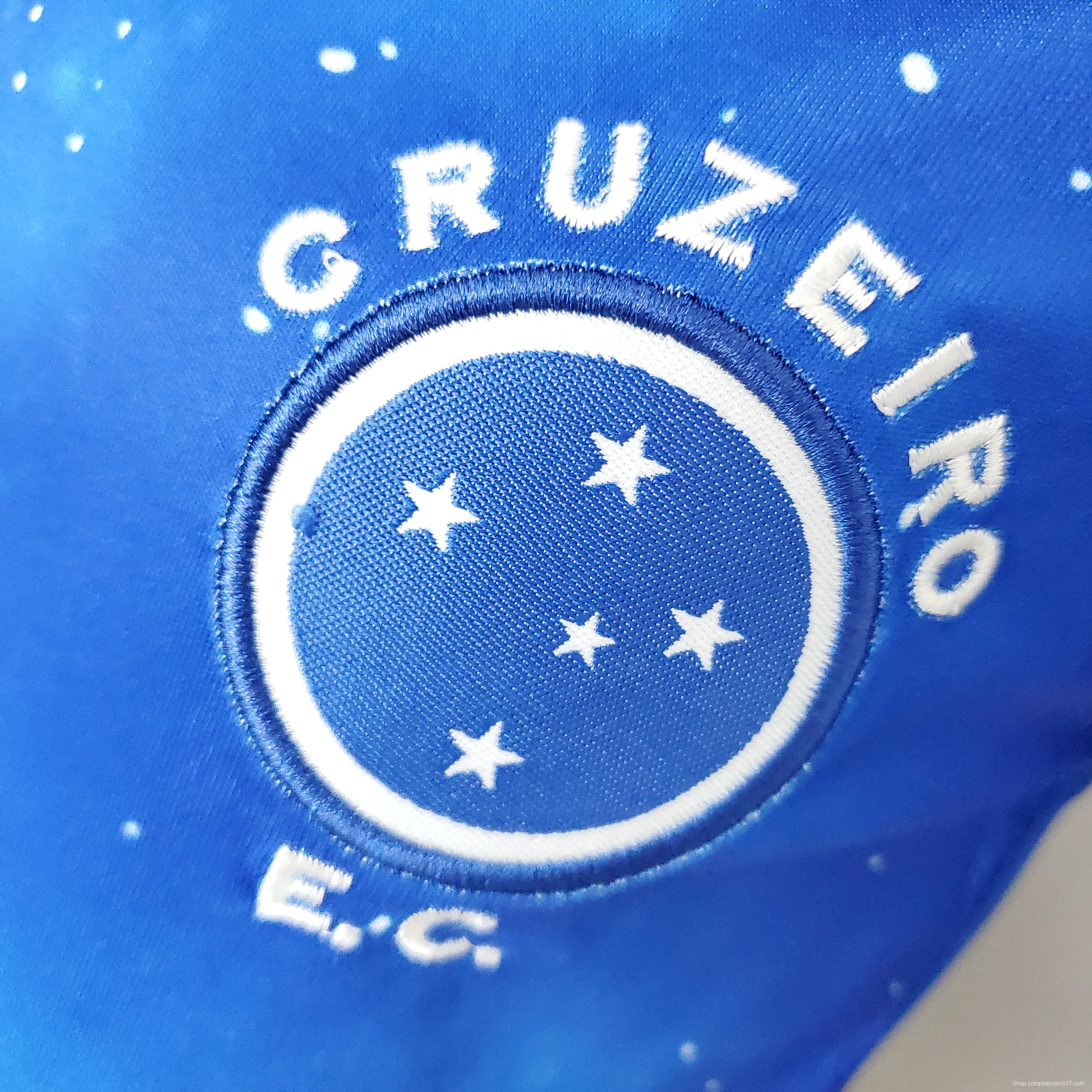 22/23 Cruzeiro home Soccer Jersey