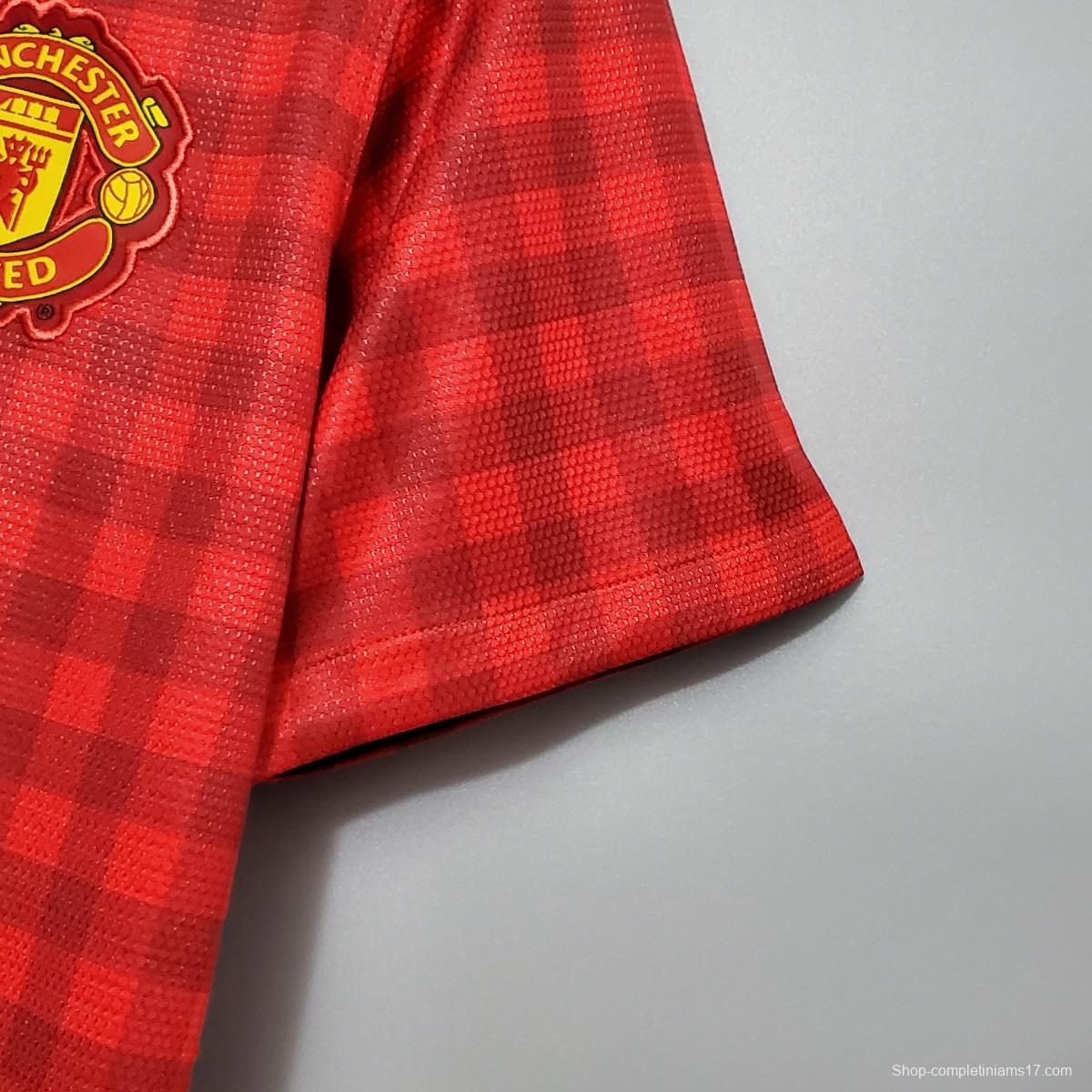 Retro 12/13 Manchester United home Soccer Jersey