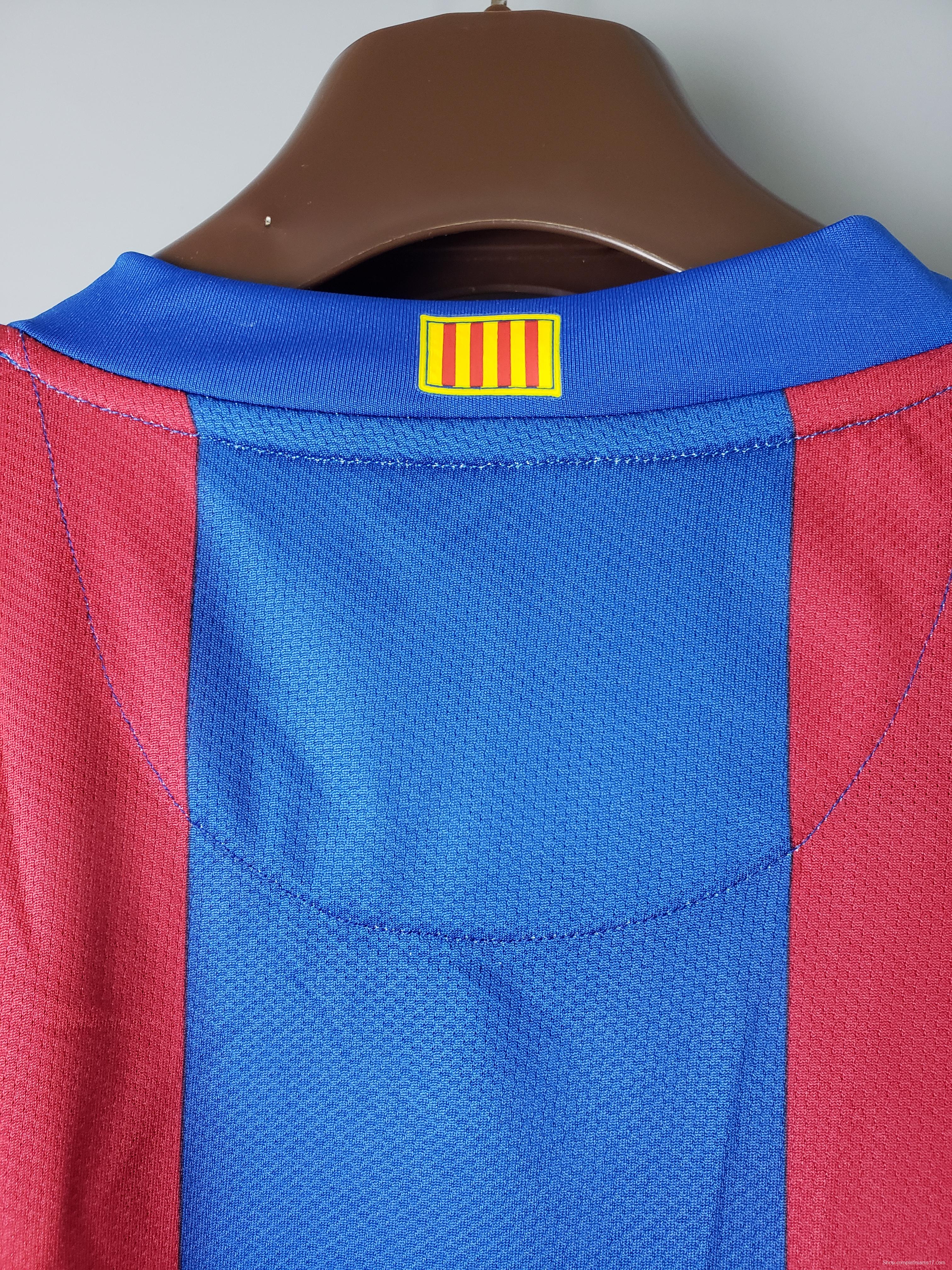 Retro 07/08 Barcelona home Soccer Jersey