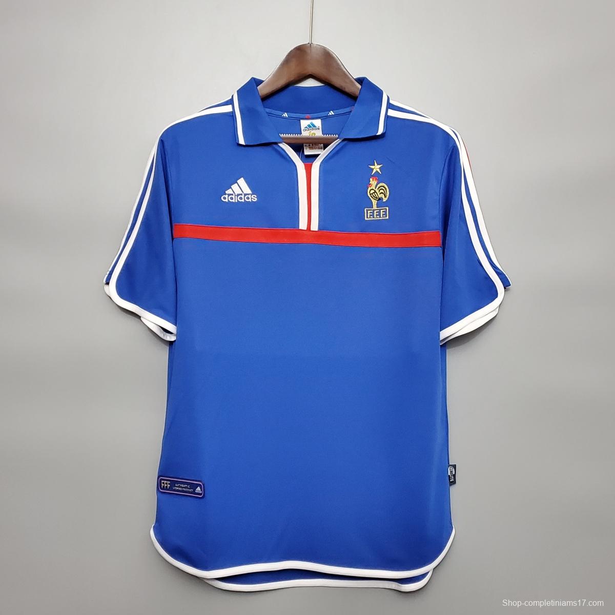 Retro France 2000 home Soccer Jersey