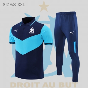 Olympique de Marseille POLO kit royal blue (not sold separately)