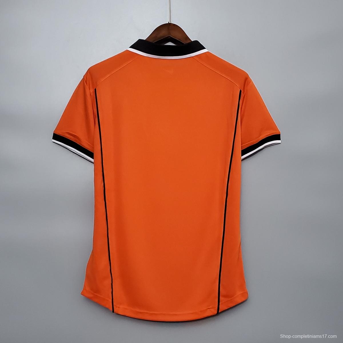 Retro 1998 Netherlands home Soccer Jersey