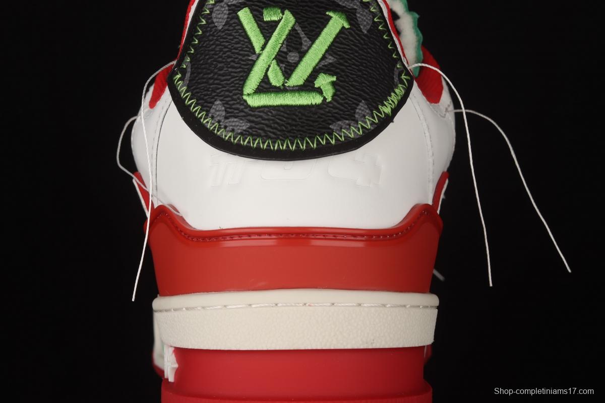 Authentic LV 2021s LV Trainer is limited to the latest color matching in autumn