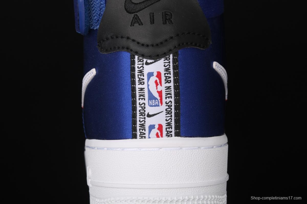 NIKE Air Force 1 High LV8 NBA joint name silk stitching high-top casual board shoes BQ4591-102