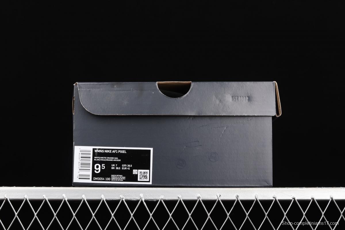 NIKE Air Force 1 Pixel deconstructs Leisure Board shoes DM3054-100 with low Top