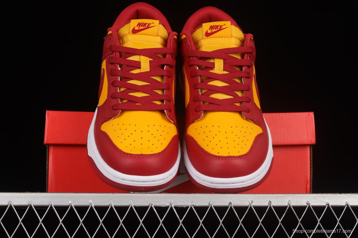 NIKE SB DUNK Low Midas Gold Tomato Scrambled Egg Color Dunk Series Low Top Casual Sports Skateboard Shoes DD1391-701