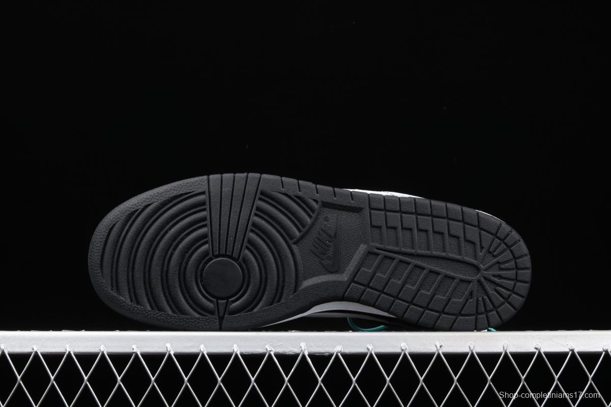 NIKE SB Zoom DUNK Low GS Snow Black and White Slam Dunk Series low side Leisure Sports Skateboard shoes 310569-020