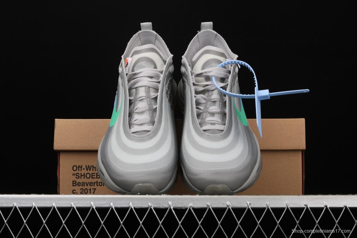 OFF-White x NIKE Air Max 97 OG OW bullet limited running shoes AJ4585-101