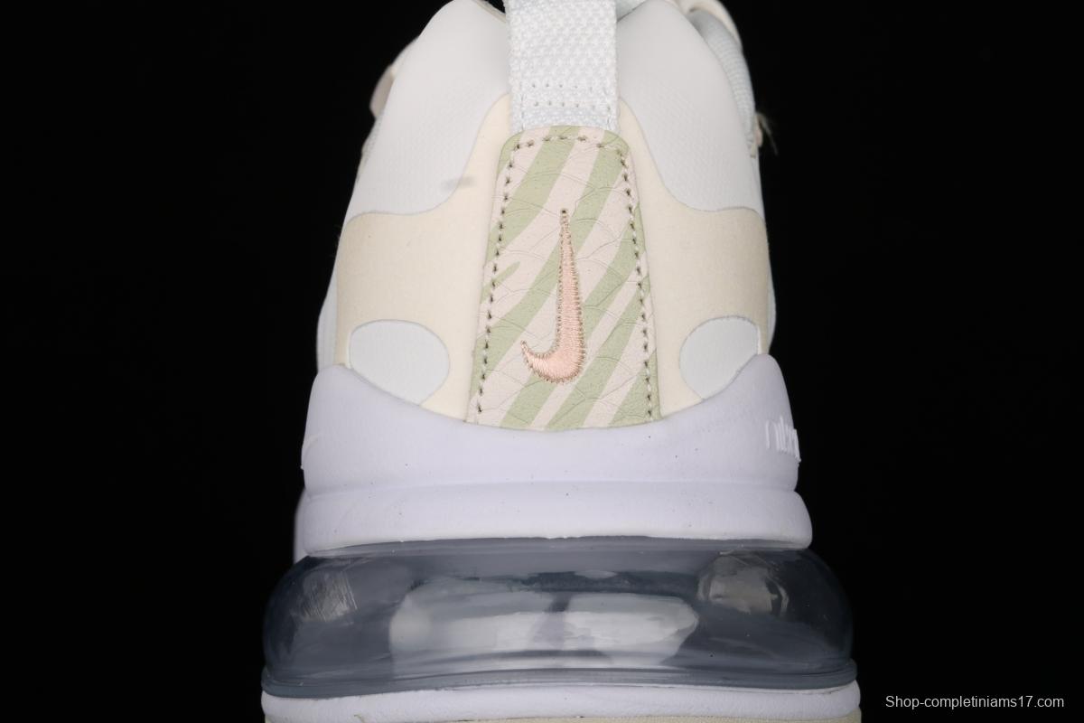 NIKE Air Max 270React new high-frequency mesh function half-palm air cushion running shoes CV8815-100