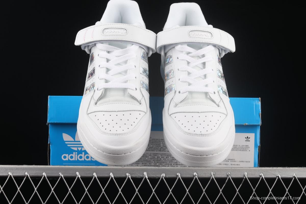 Adidas Forum 84 Low GX0214 popular single classic vintage basketball shoes