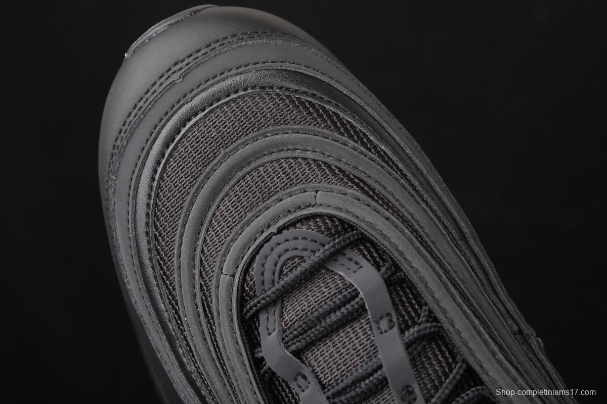 NIKE Air Max 973M reflective all-black bullet air cushion running shoes BQ4567-001