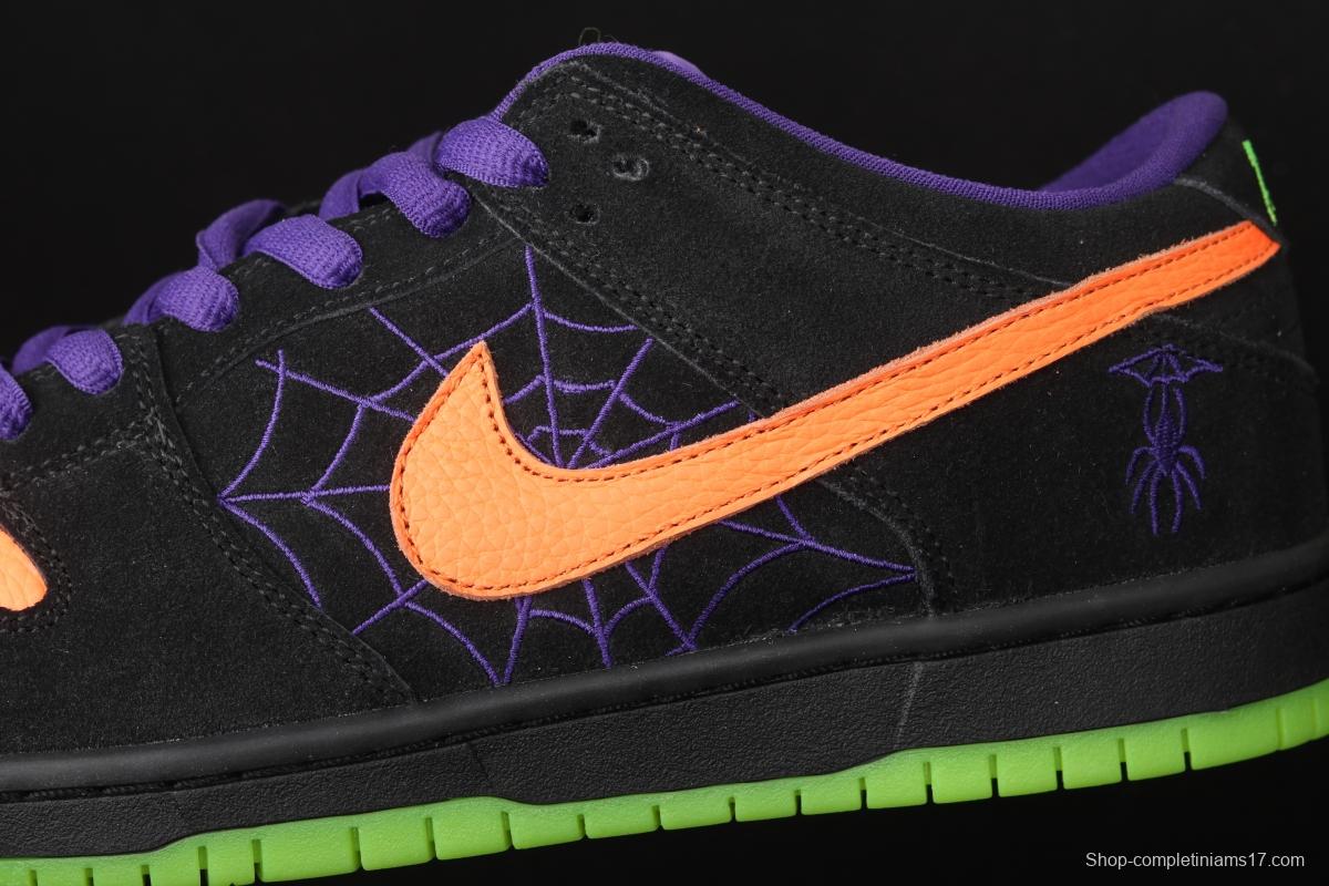 NIKE SB DUNK Low Night of Mischief Halloween themed low top skateboard shoes BQ6817-006