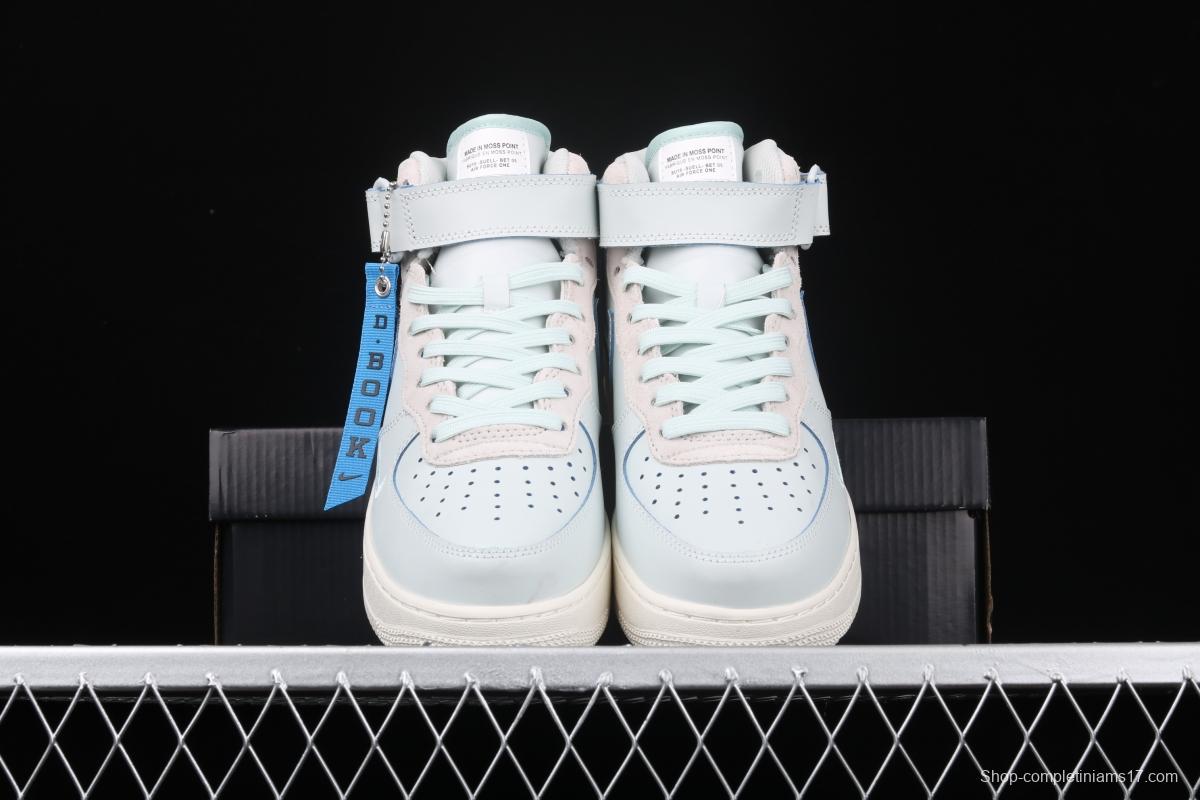 NIKE Air Force 1x 07 Lv8 Phantom Light Blue medium Bond Board shoes CJ9716-100 #
