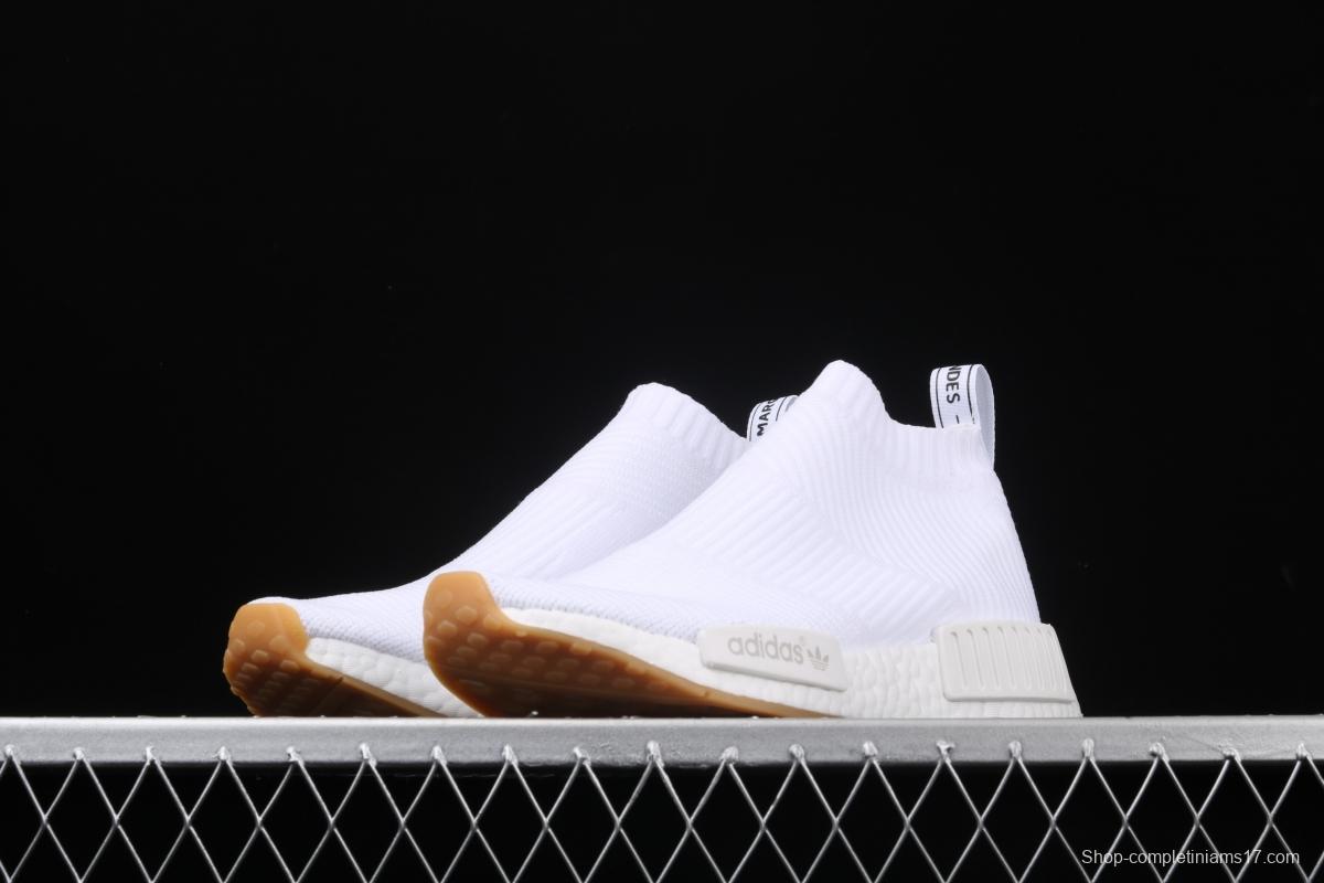 Adidas NMD CS1 competes for All White BA7208 stretch knitted sock shoes