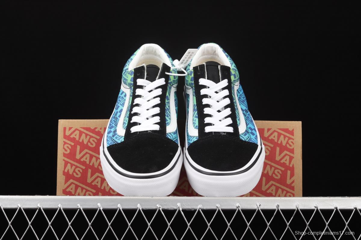 Vans Old Skool gradient color matching series low-top casual board shoes VN0A4U3B2PA