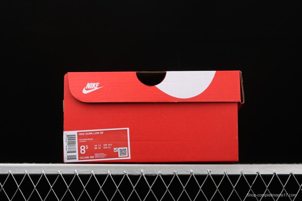 NIKE SB DUNK Low SP ugly duckling black orange dunk series retro low side leisure sports skateboard shoes DA1469-200