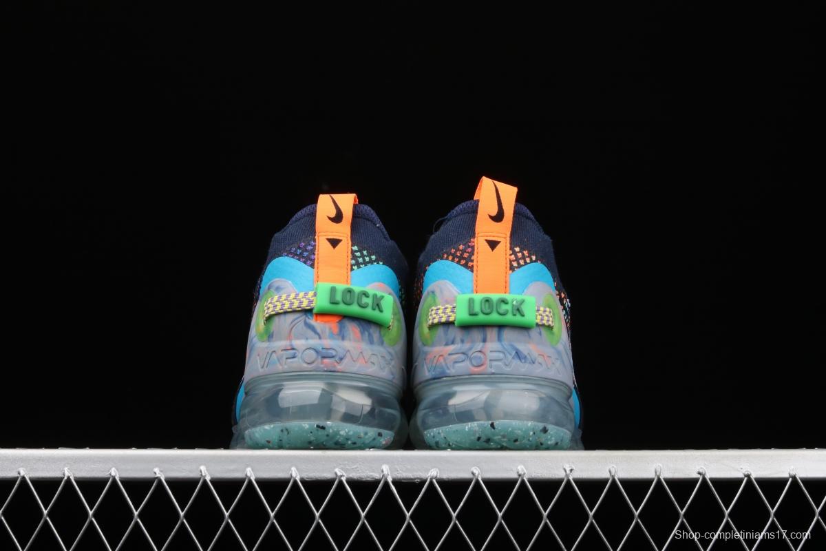 NIKE Air Vapormax 2020 Flyknit fly-woven fast tie full-palm air cushion jogging shoes CJ6740-400