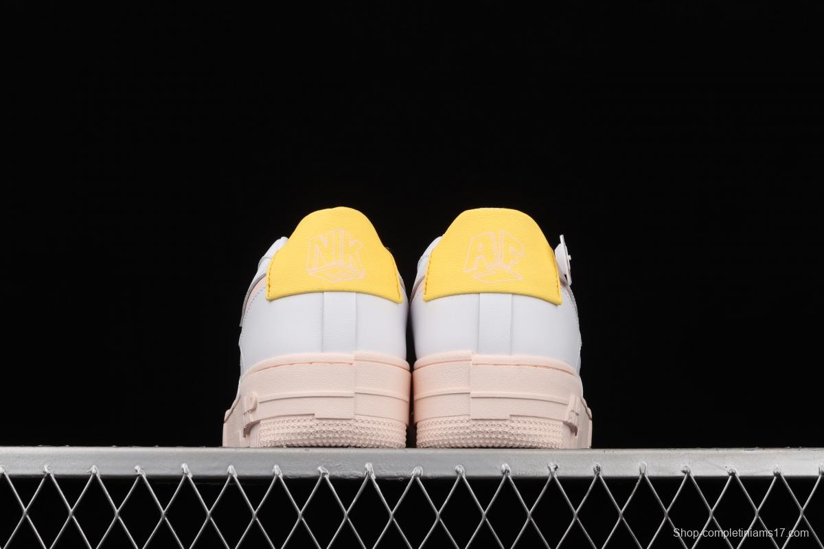 NIKE Air Force 1 Pixel deconstructs Leisure Board shoes DM3054-100 with low Top