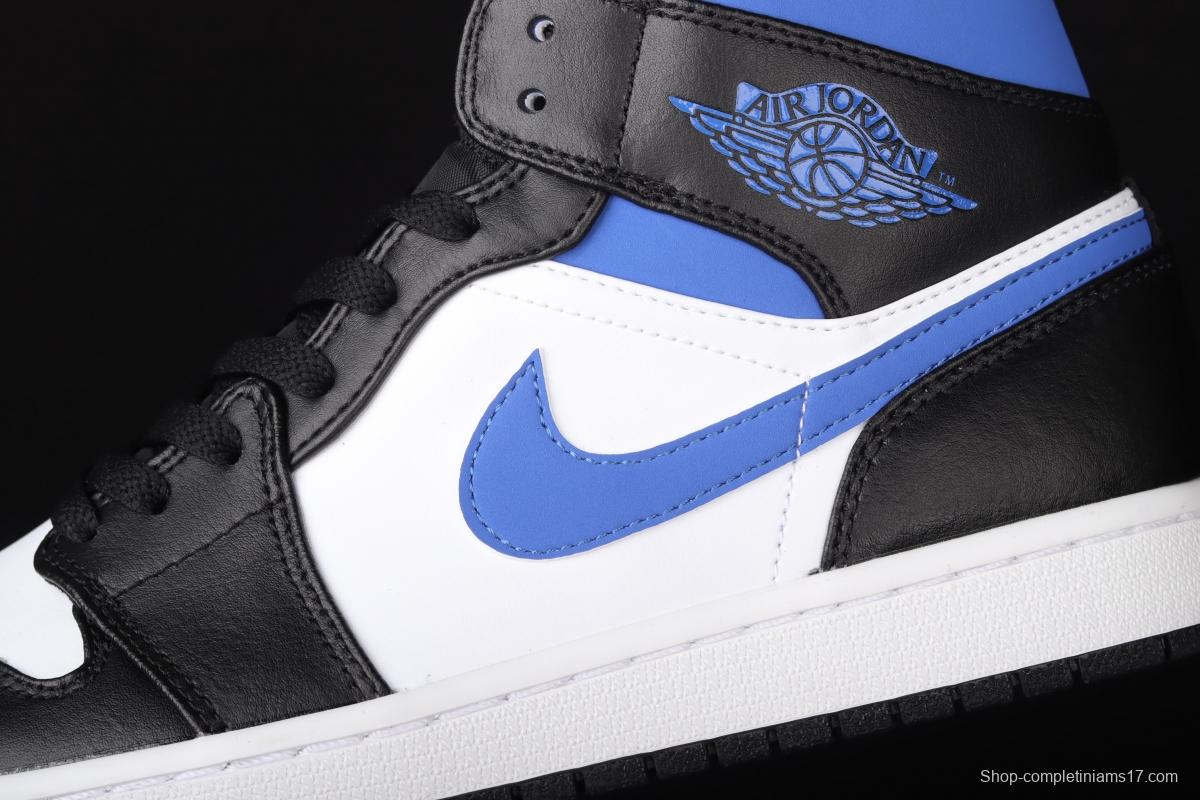 Air Jordan 1 Mid Royal Blue Zhongbang Basketball shoes 554724-140