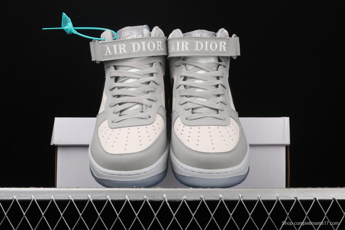 NIKE Air Force 1 MID overseas restricted Dior medium-top casual board shoes CT1266-700