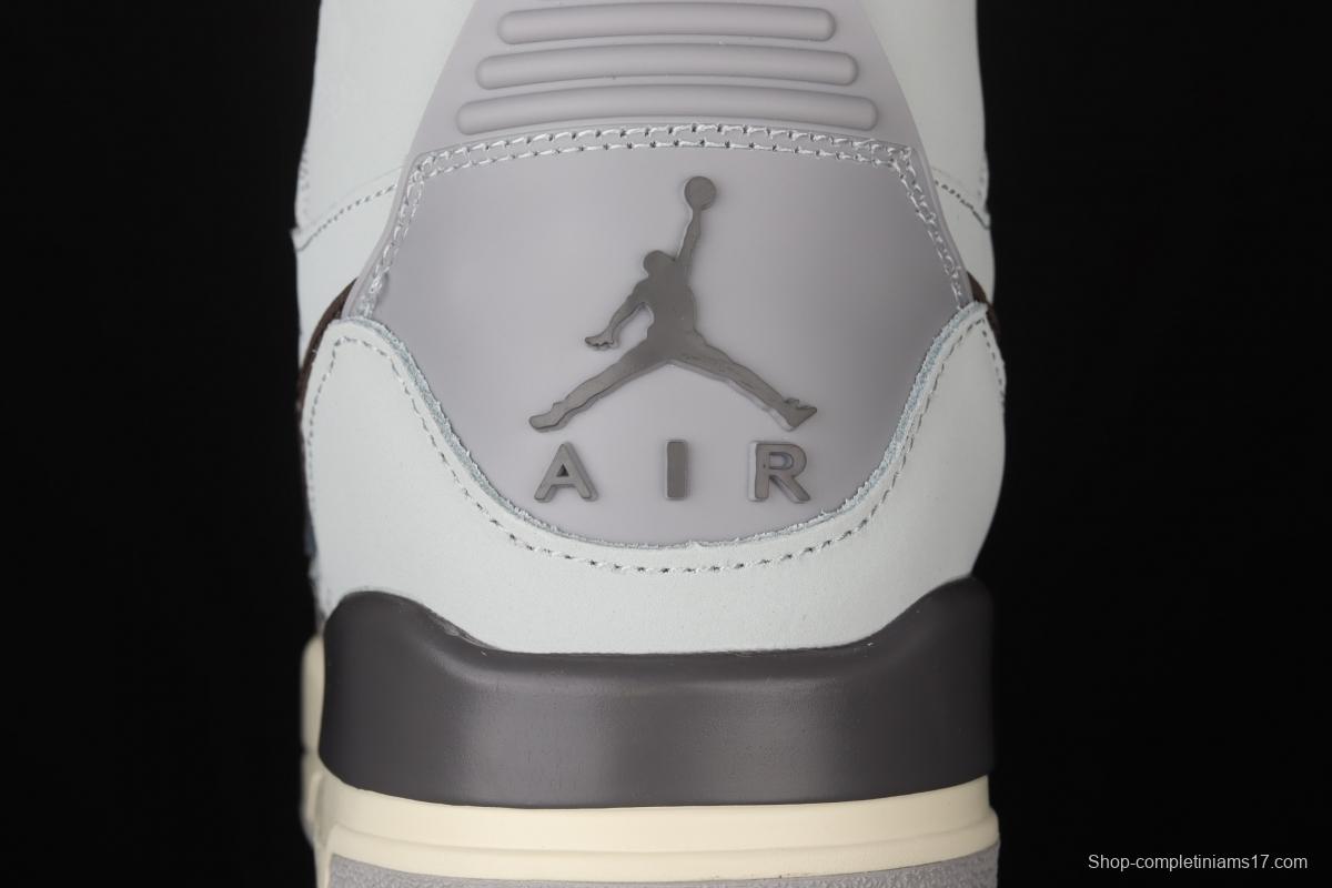 Jordan Legacy 312 space gray color Velcro three-in-one board shoes AV3922-002