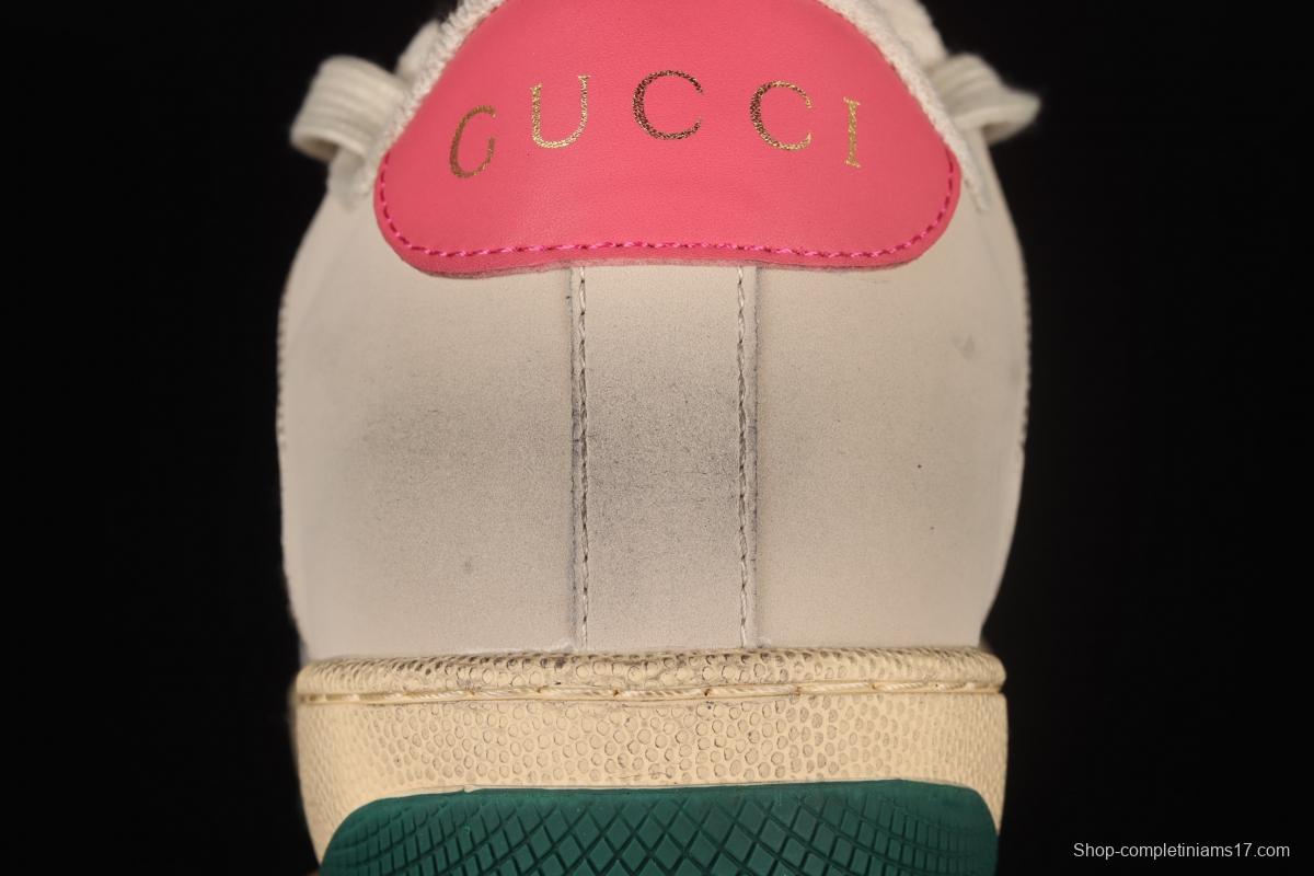 Gucci Distressed Screener Sneaker Gucci classic dirty shoes