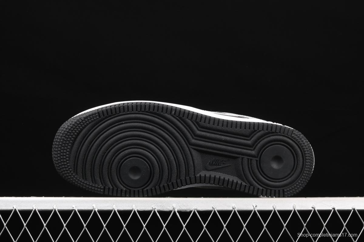 NIKE Air Force 1 Low 3M reflective serpentine hook low side sports leisure board shoes DJ6033-001