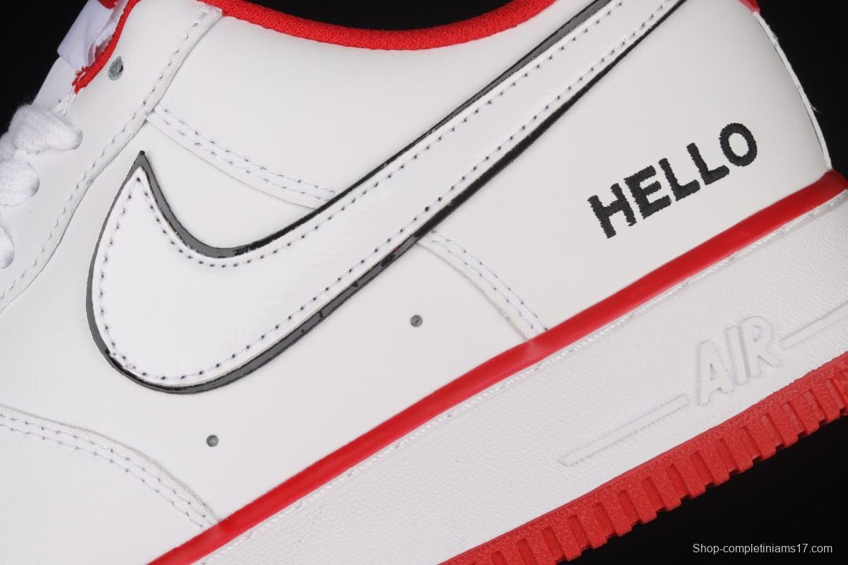 NIKE Air Force 1y07 Hello low-top sports leisure board shoes CZ0327-100