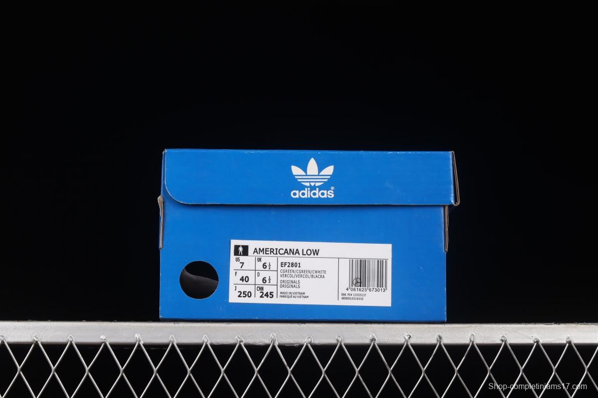 Adidas Originals Americana low EF2801 clover breathable fabric face campus wind low upper board shoes