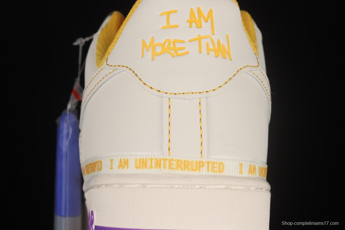 Uninterrupted x NIKE Air Forece 1 MORE THAN beige signature graffiti all over the sky star low upper board shoes DW8802-605