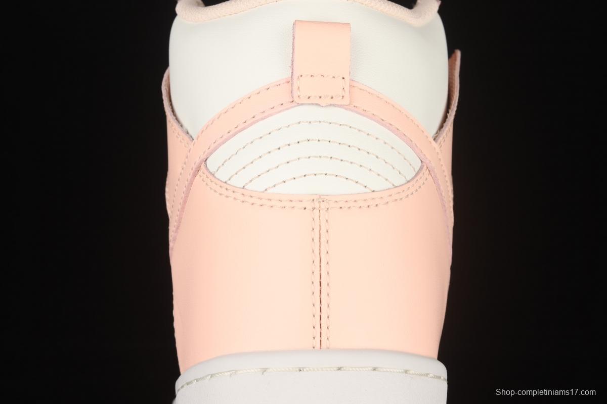 NIKE SB DUNK High white powder color SB buckle rebound high upper board shoes DD1869-104