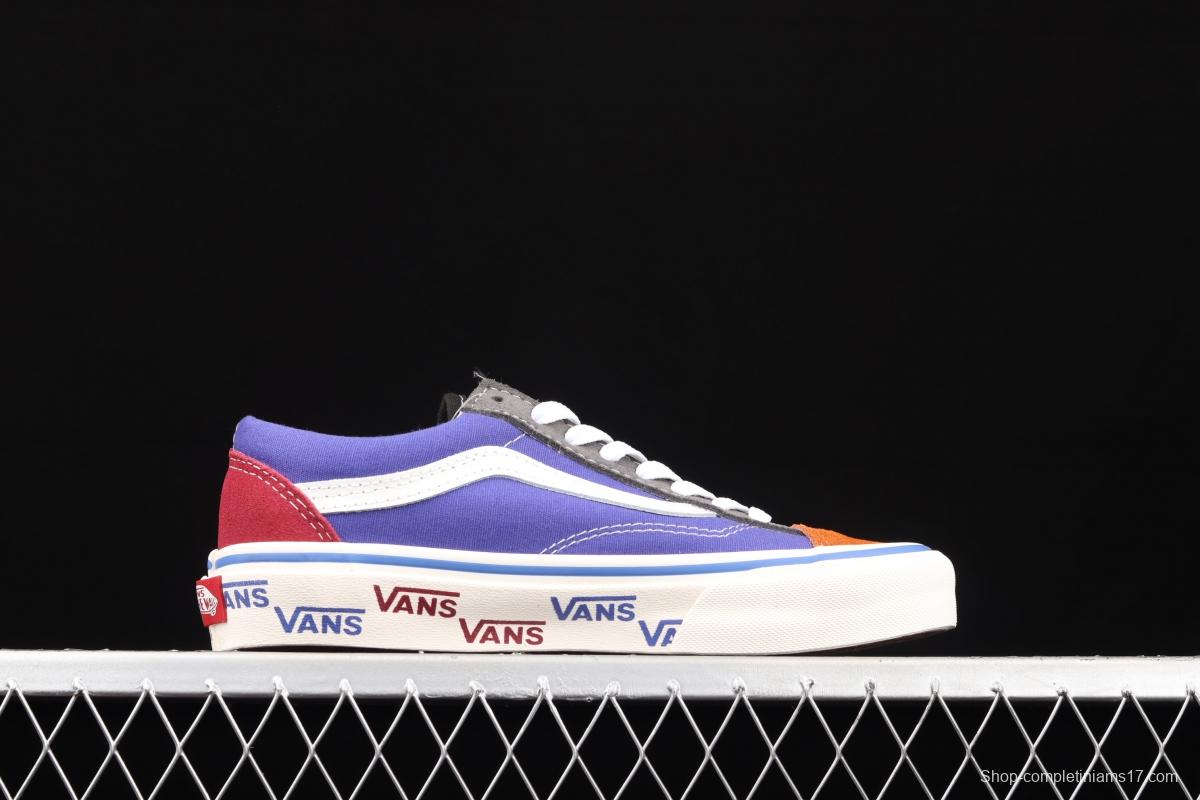 Vans Style 36 ice cream cream blue matching mandarin duck low upper board shoes VN0A54F66T7