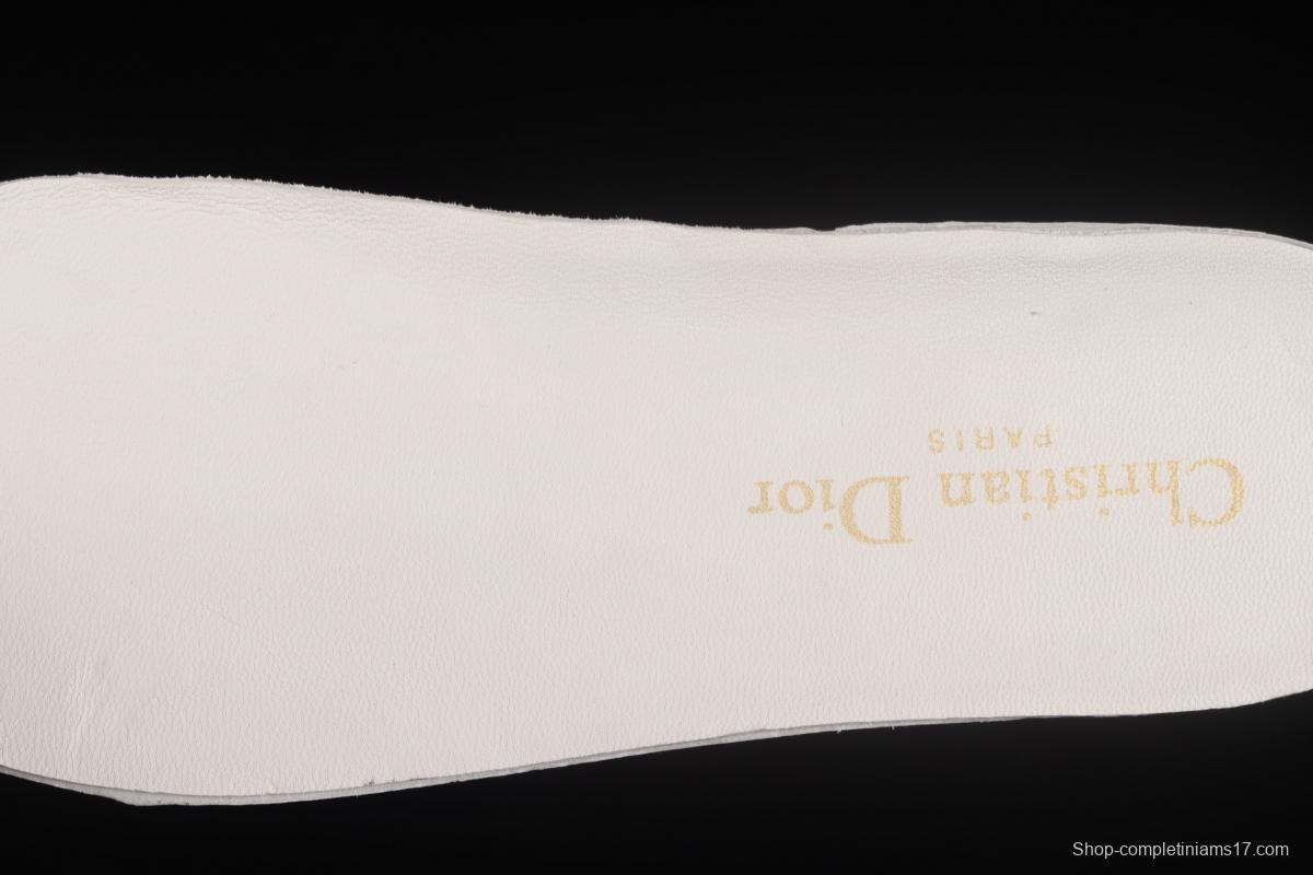 Dior Walk'n Dior 21s embroidery series 3D canvas low upper shoes KCK211BWES19R