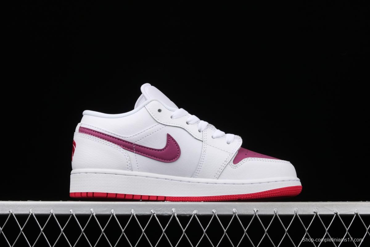 Air Jordan1 Low low-top basketball shoes for Valentine's Day 554723-161