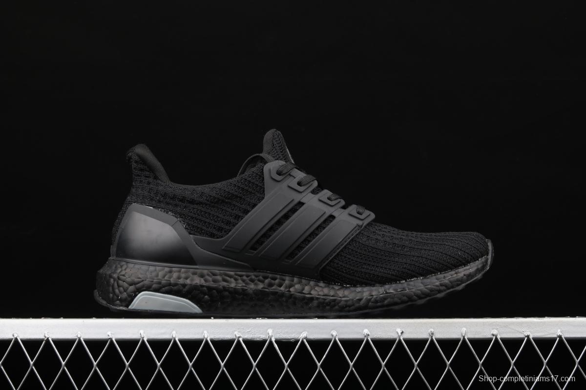 Adidas Ultra Boost 4.0BB6171 fourth generation knitted striped gray-black UB