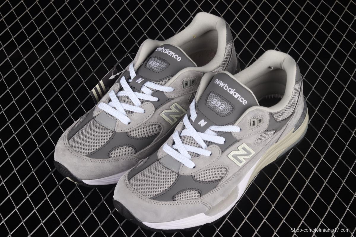 New Balance NB MAdidase In USA M992 series American blood classic retro leisure sports daddy running shoes M992GR