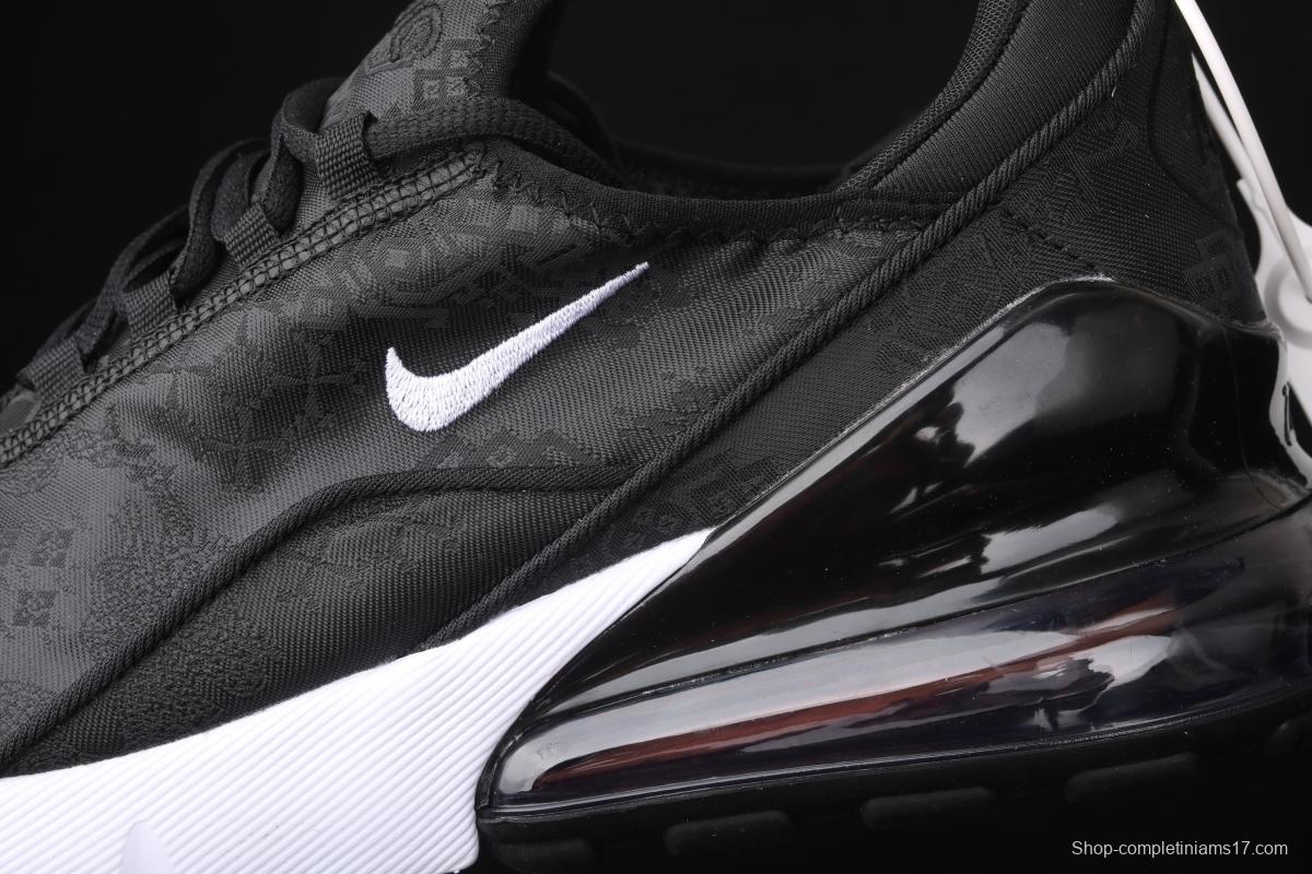 NIKE Max 270Black silk half-palm air cushion running shoes AJ0499-001