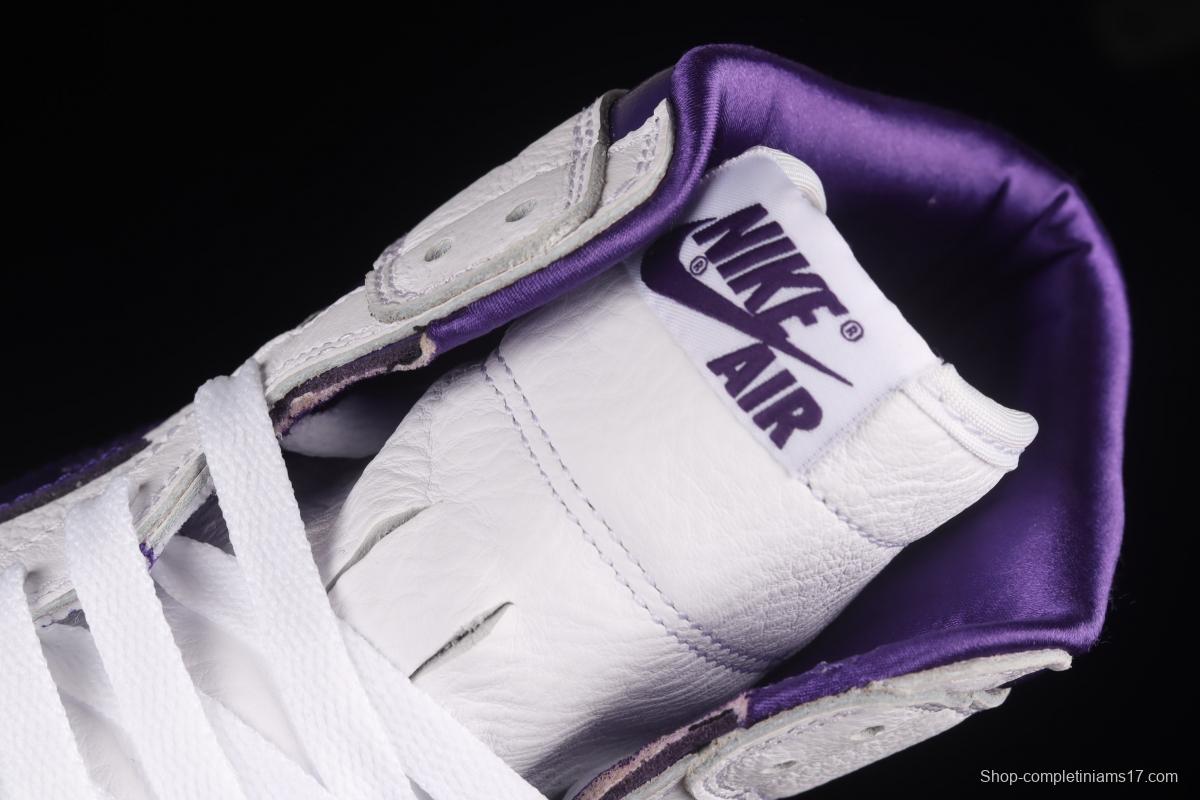Air Jordan 1 High OG Court Purple White and Purple CD0461-151