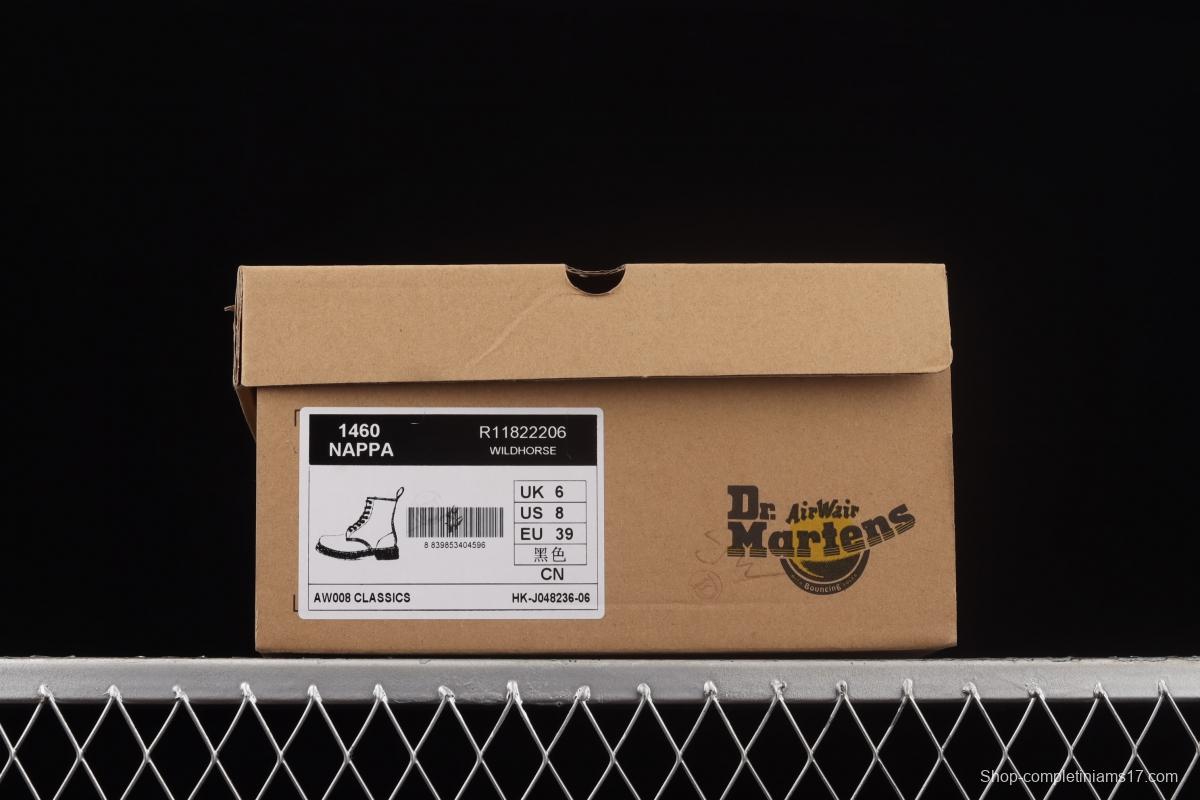 Dr.martens Martin Boots 1460 Series bright leather eight-hole Gaobang R11822206