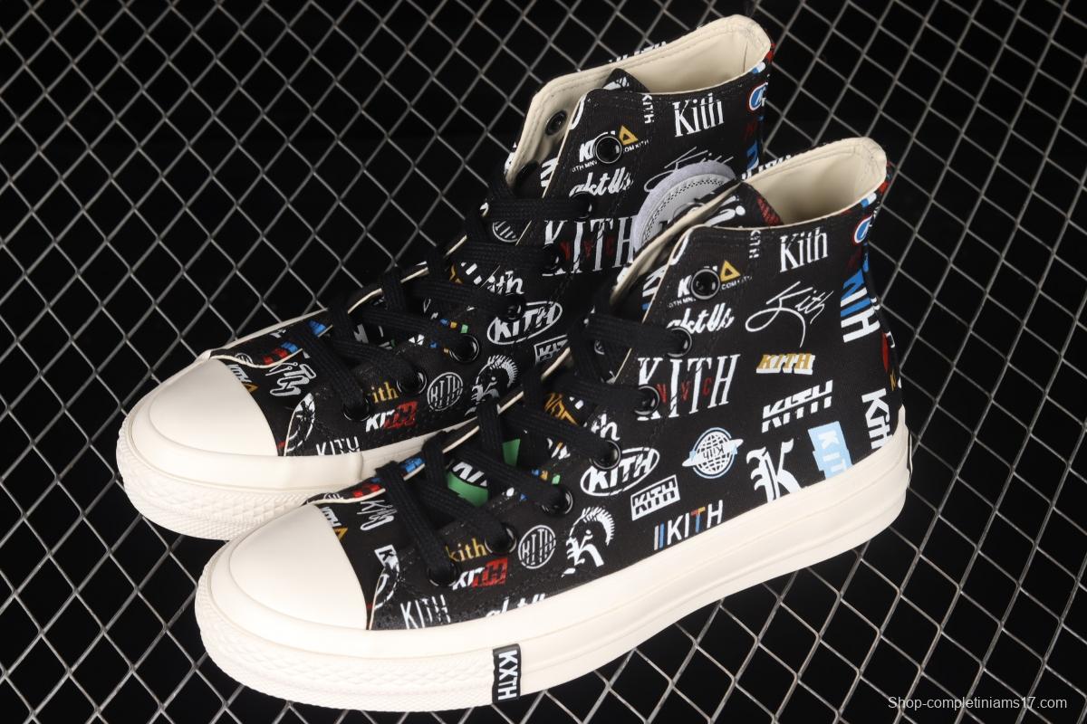 Kith x Converse 1970 S Converse cooperative high-top casual board shoes 172465C