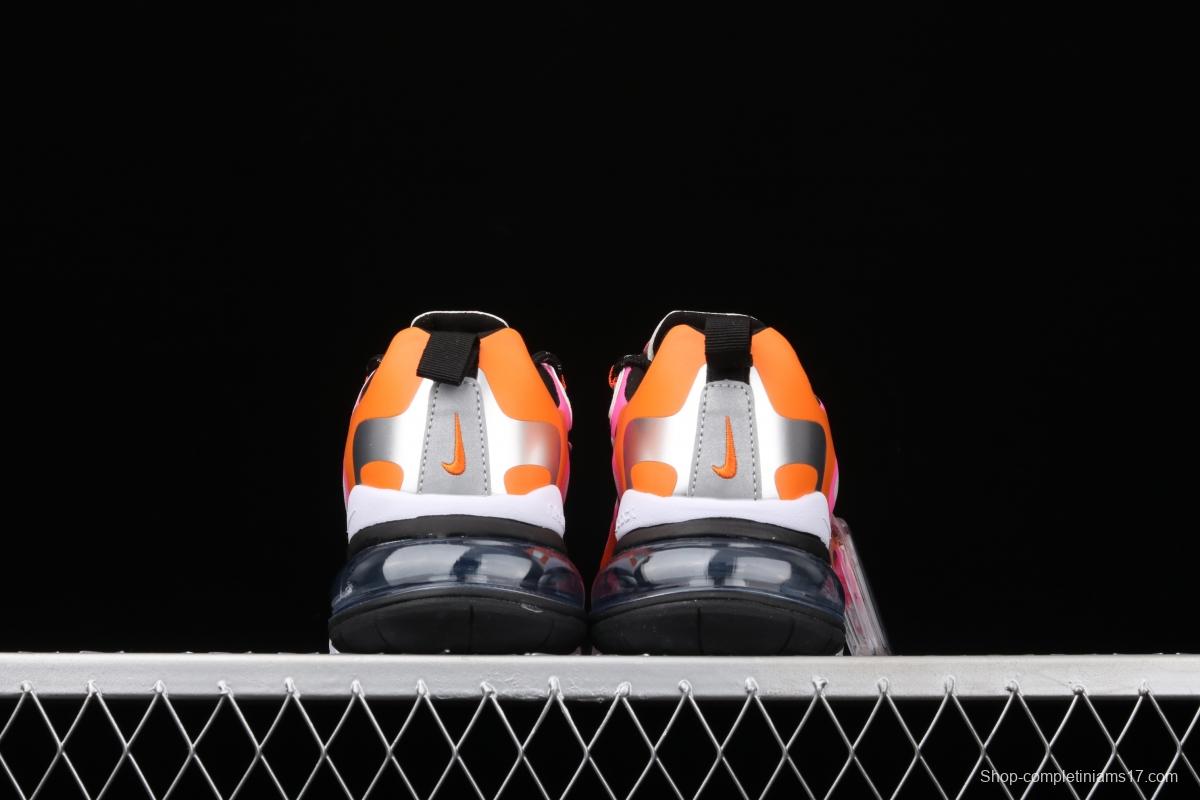 NIKE Air Max 270React new high-frequency mesh hollowing out function half-palm air cushion running shoes CT1834-100