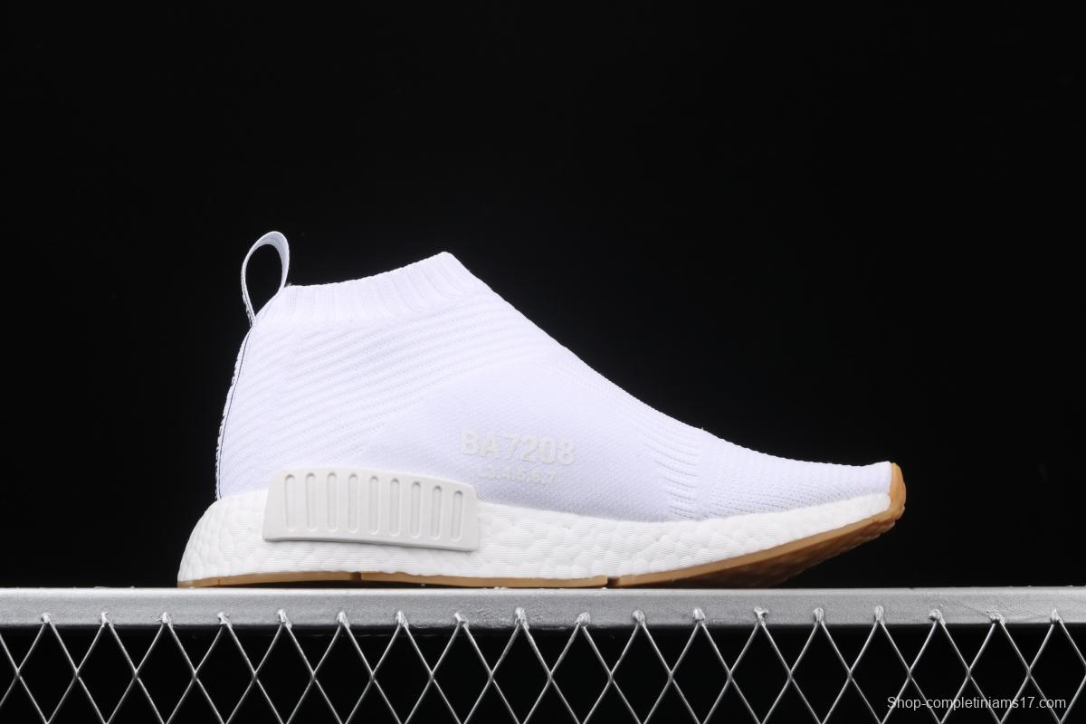 Adidas NMD CS1 competes for All White BA7208 stretch knitted sock shoes