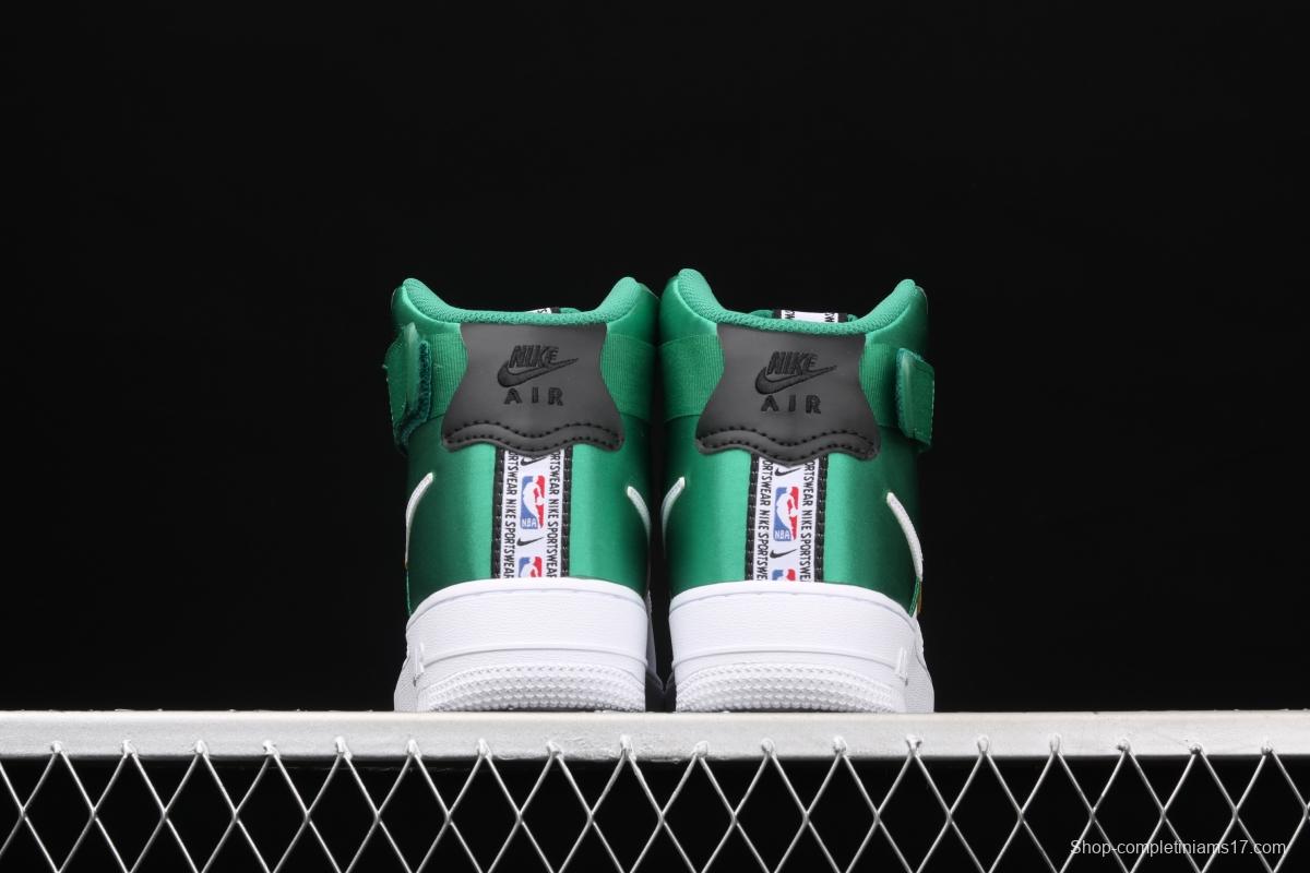 NIKE Air Force 1 High LV8 NBA joint name silk stitching high-top casual board shoes BQ4591-100