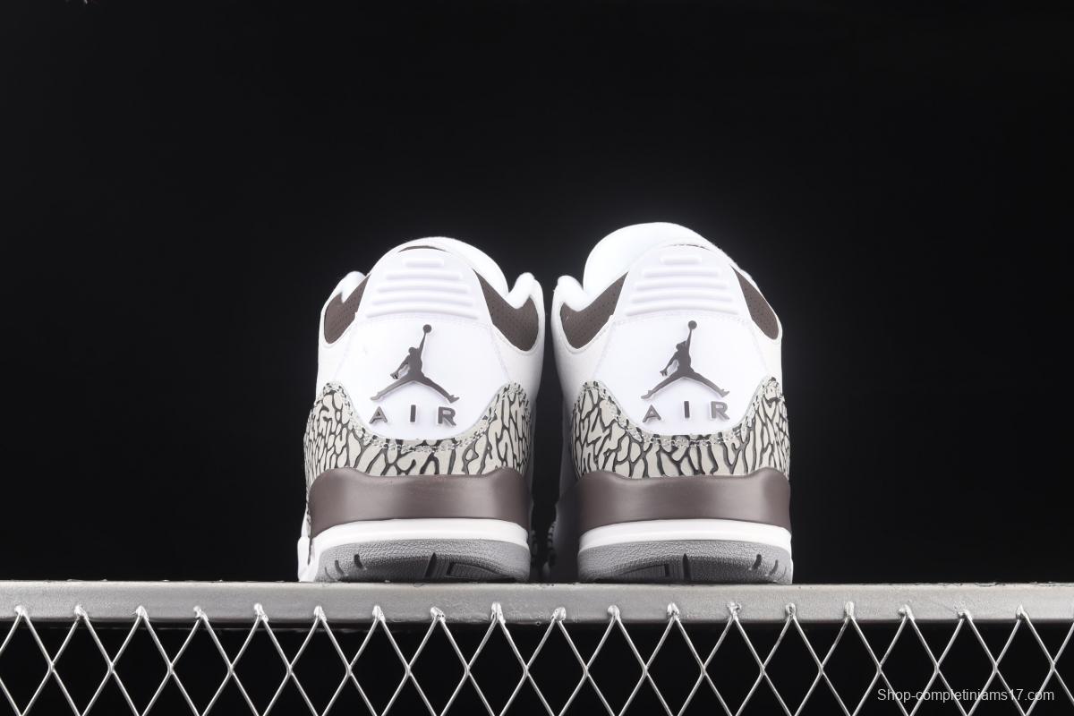 Air Jordan 3 Retro SP Medium Grey AJ3 Joe 3m white ash explosion crack DH3434-110A