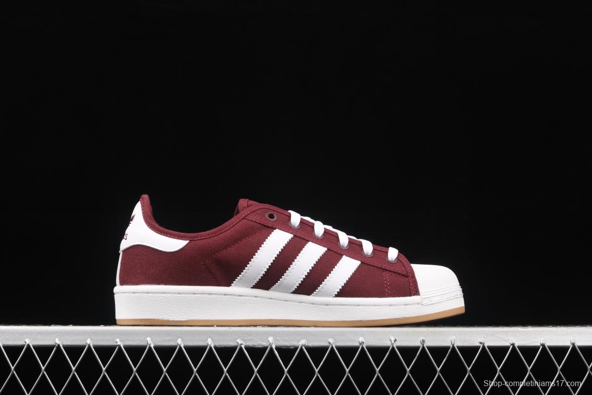 Adidas Originals Superstar S82573 shell head canvas breathable casual board shoes