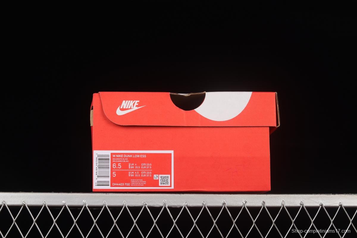 NIKE DUNK Low Metallic Golden Horn King SB Buckle Broken Backboard Fashion Casual Sneakers DH4403-700