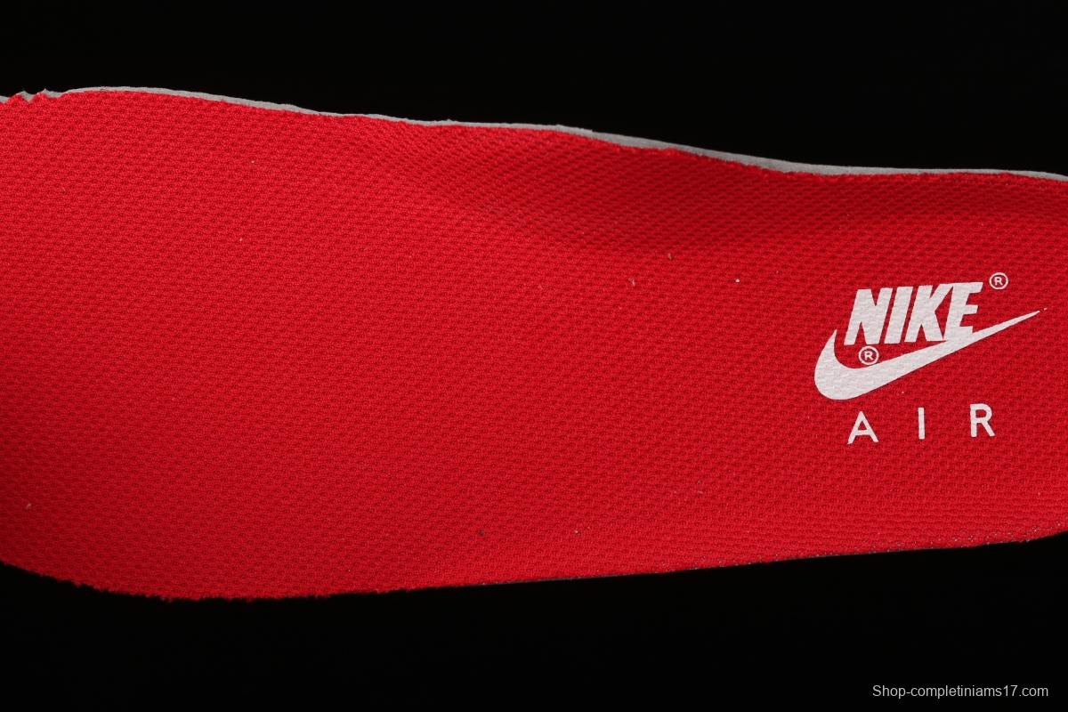 NIKE Air Force 1 Mid air force white and red top casual board shoes 315123-126