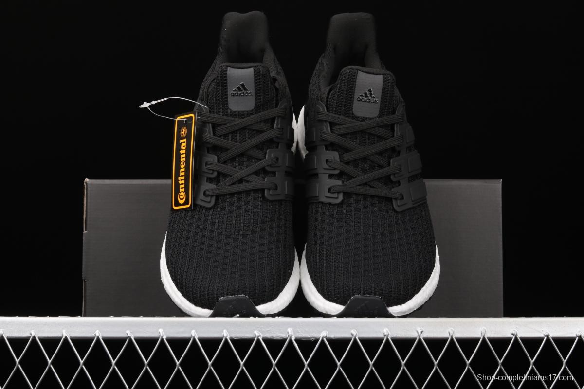 Adidas Ultra Boost 4.0BB6166 fourth generation knitted striped black and white UB
