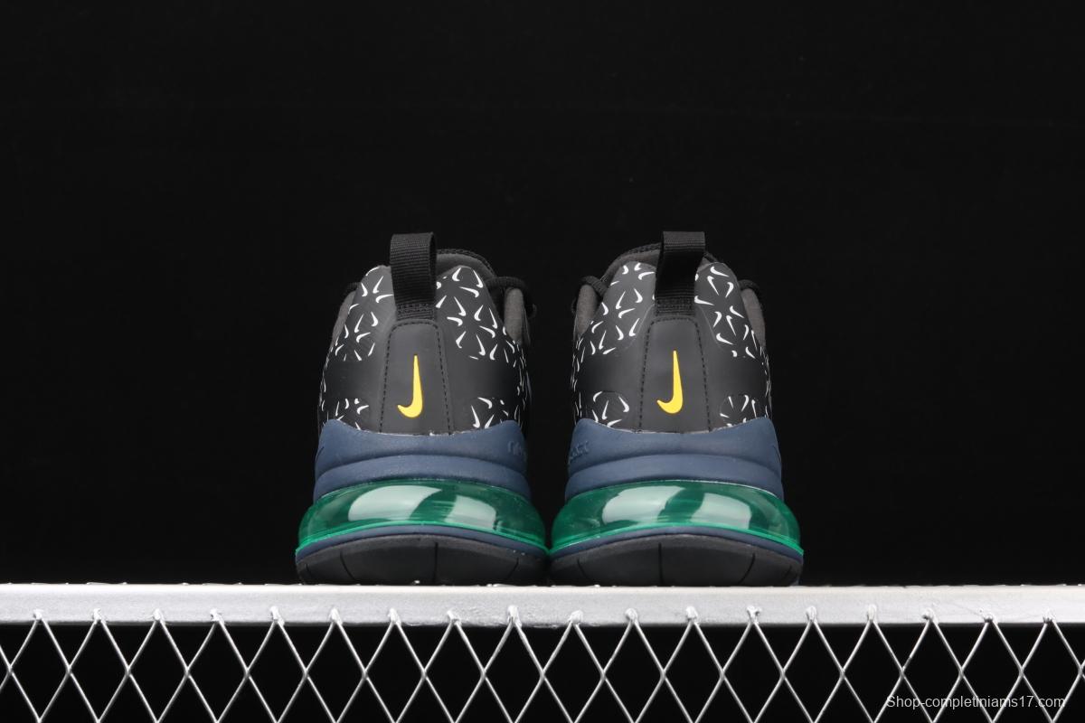 NIKE Air Max 270React new high-frequency mesh hollowing out function half-palm air cushion running shoes CT2538-001
